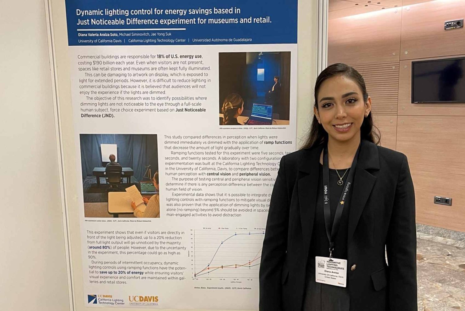 alumna desarrolla innovador protocolo de iluminacion para museos y tiendas departamentales