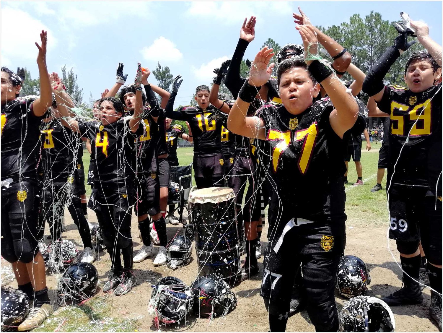 tecos campeon en dos categorias de la liga infantil
