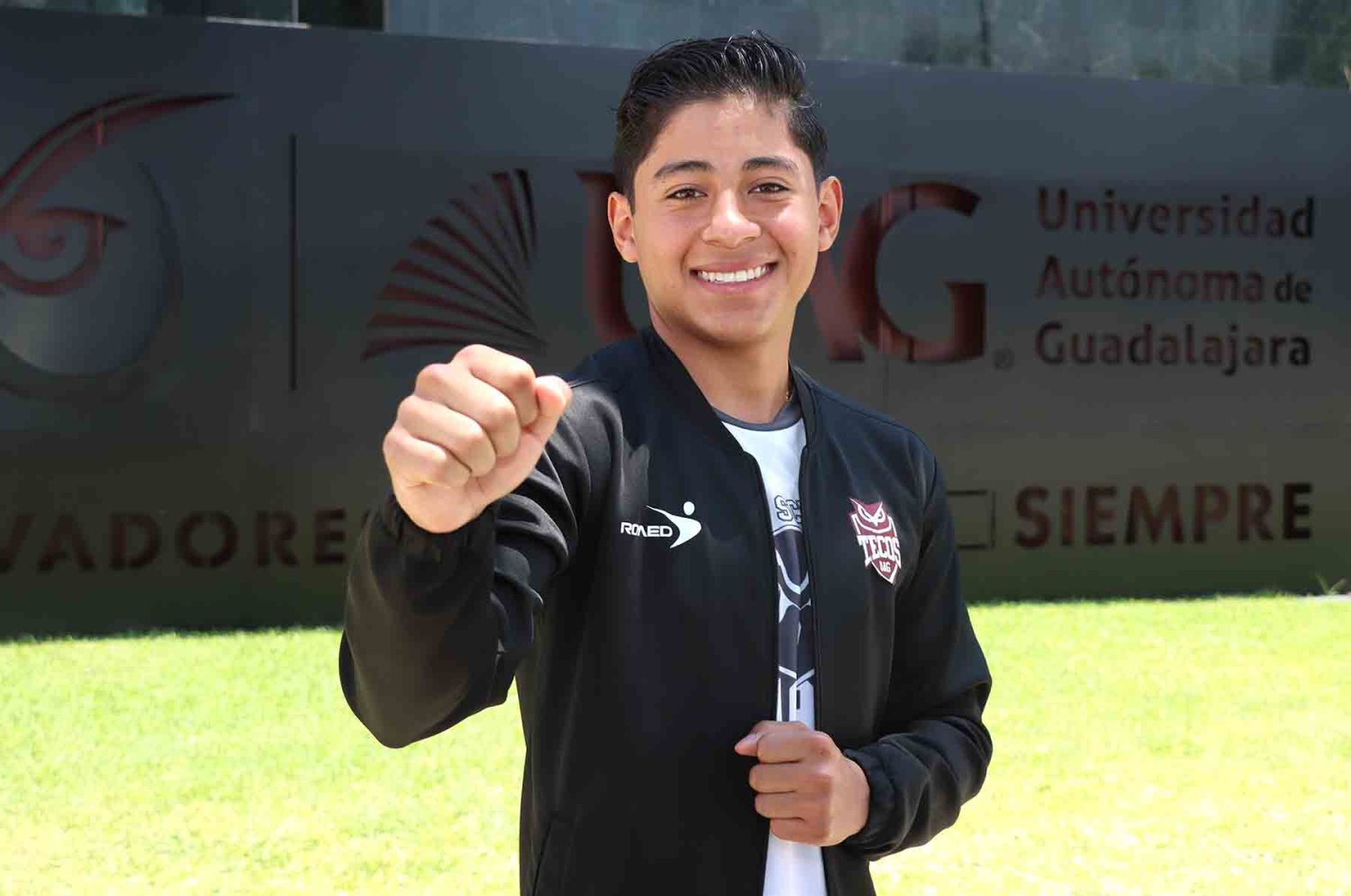 El joven karateca de la UAG