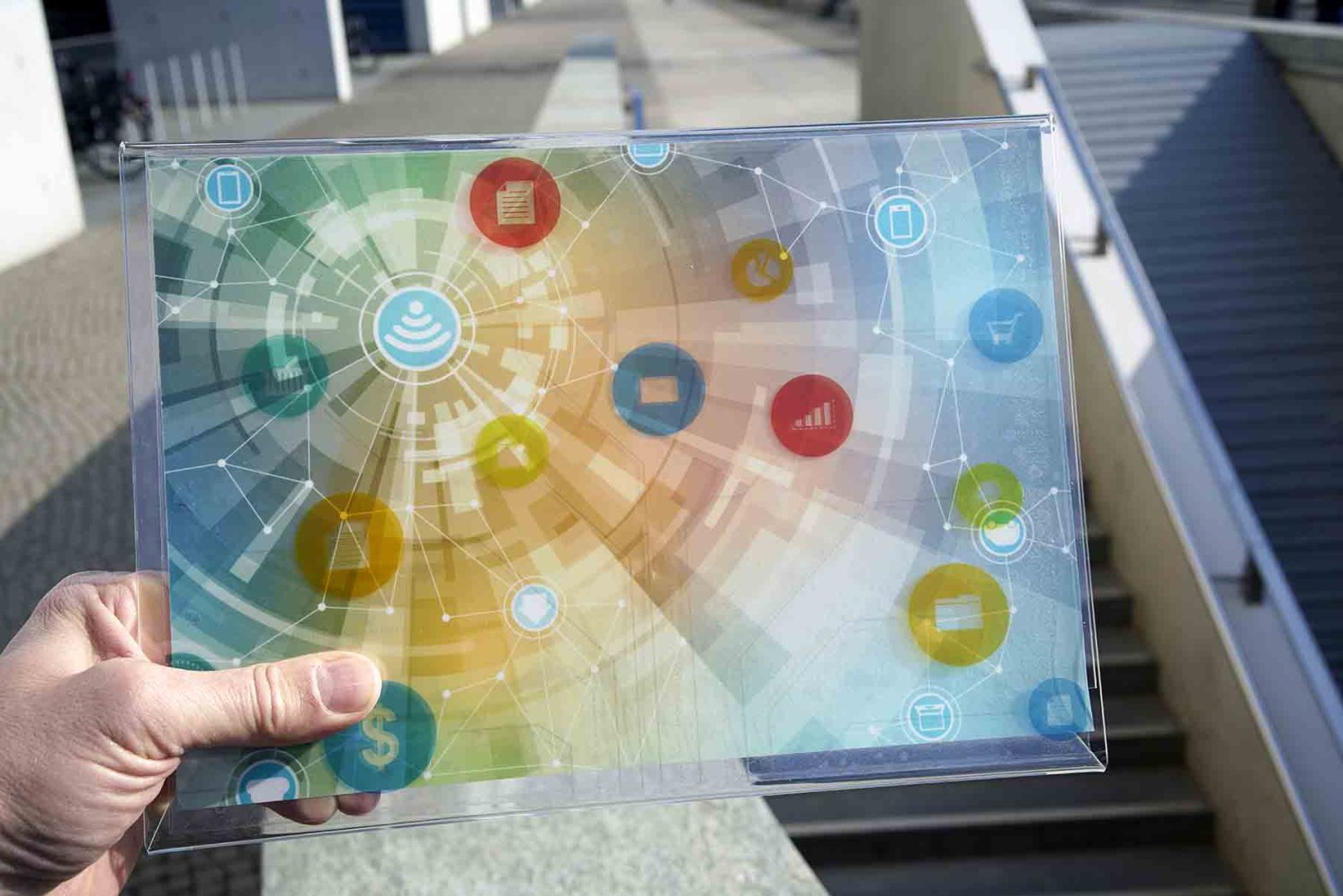 concepto de conectividad e internet de las cosas