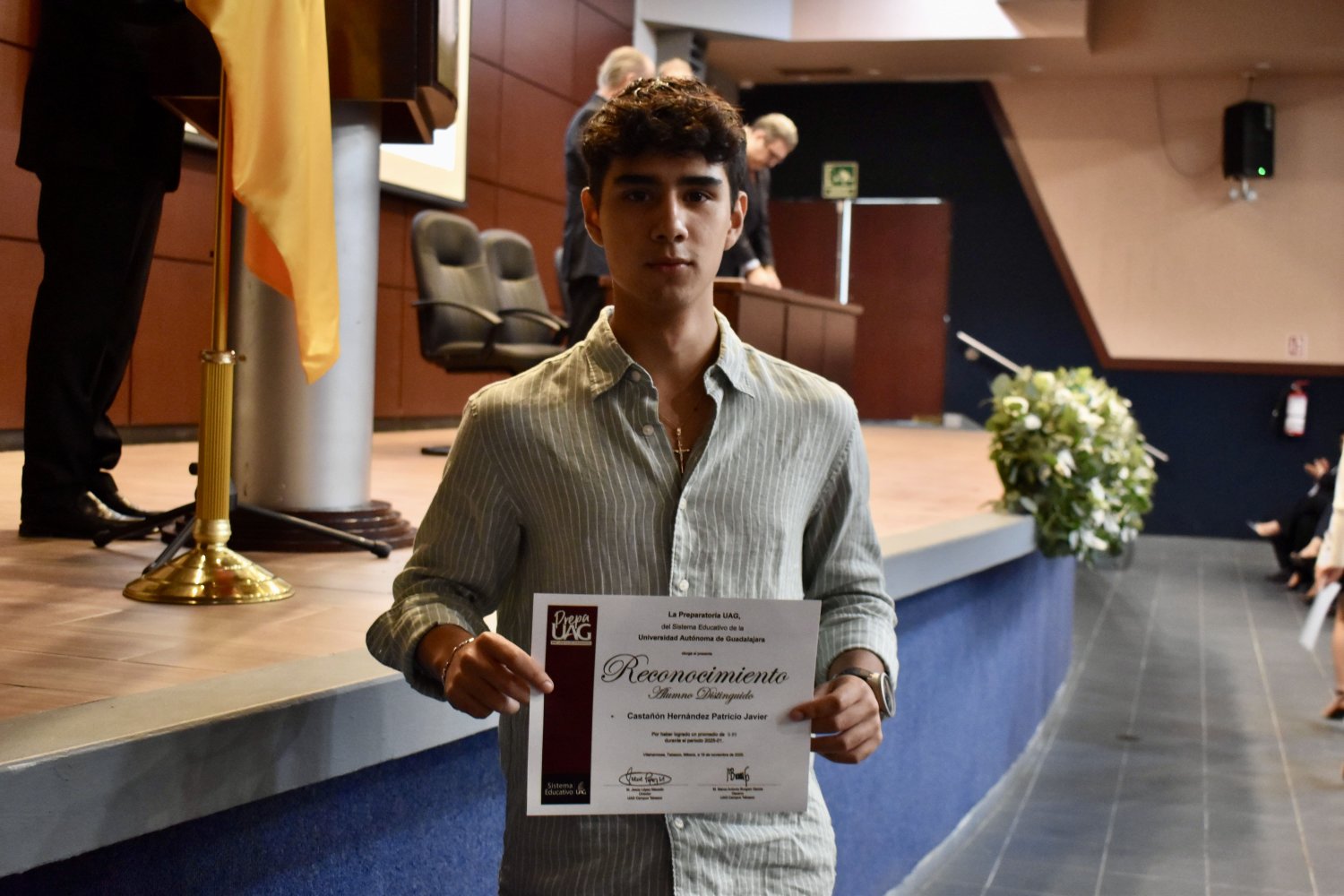 el evento se realizó en el Auditorio Lic. Antonio Leaño Reyes