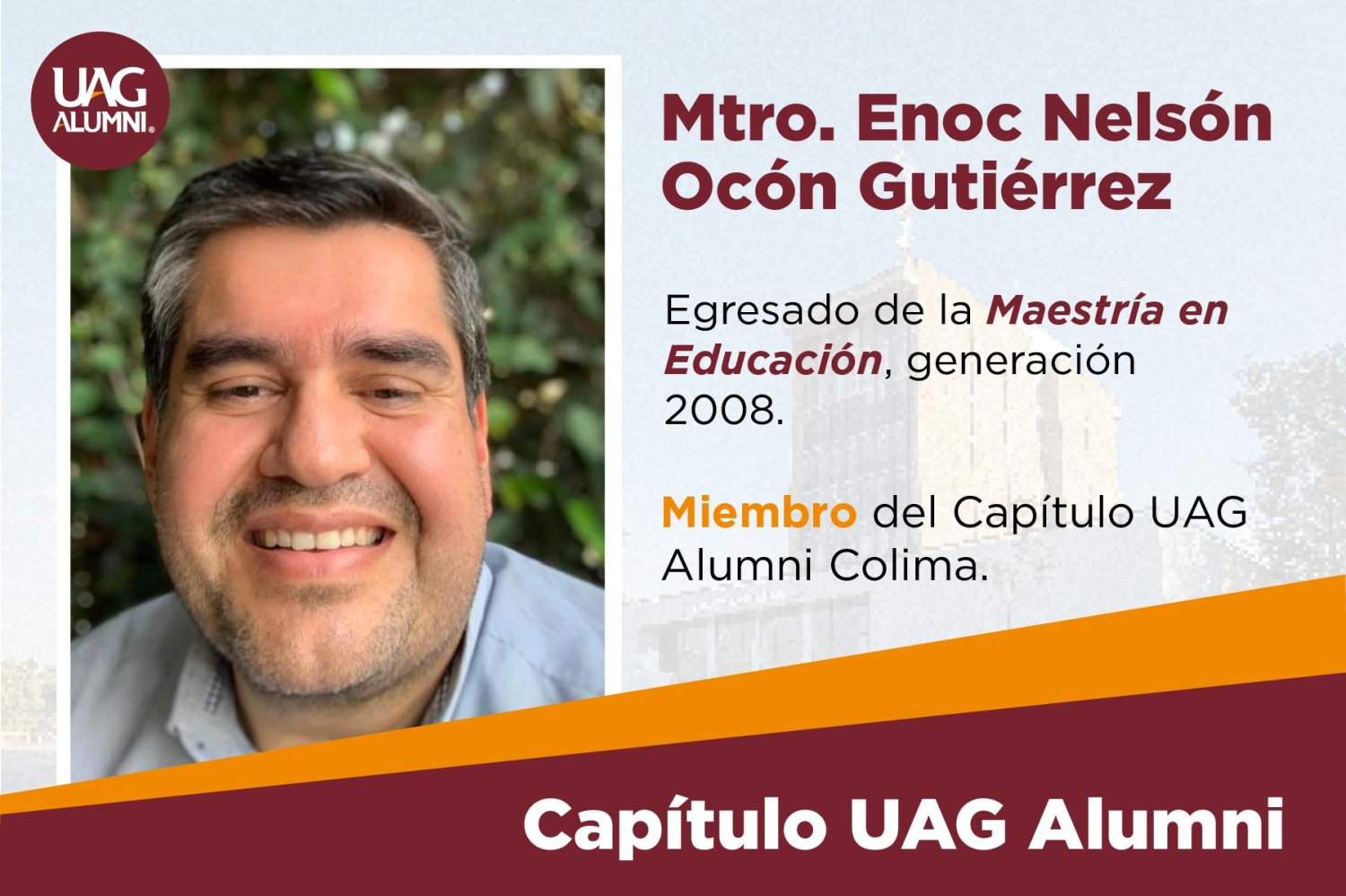 creer es tambien aprovechar las oportunidades que se presentan egresado mtro enoc ocon