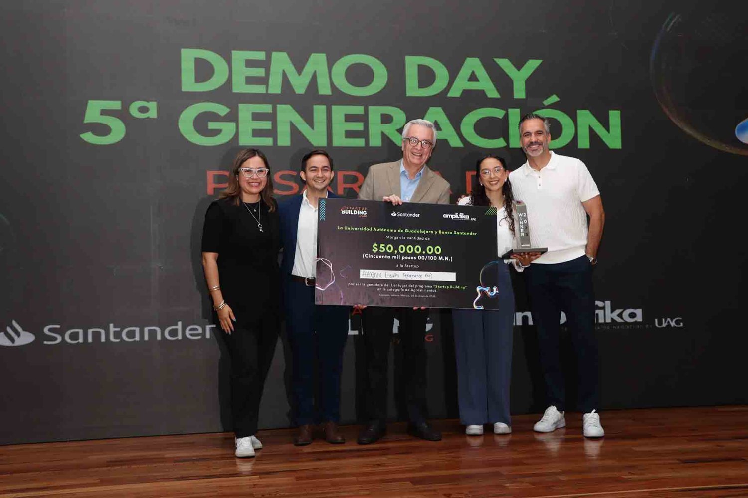 Se entrego un premio de 50 mil pesos a los ganadores.