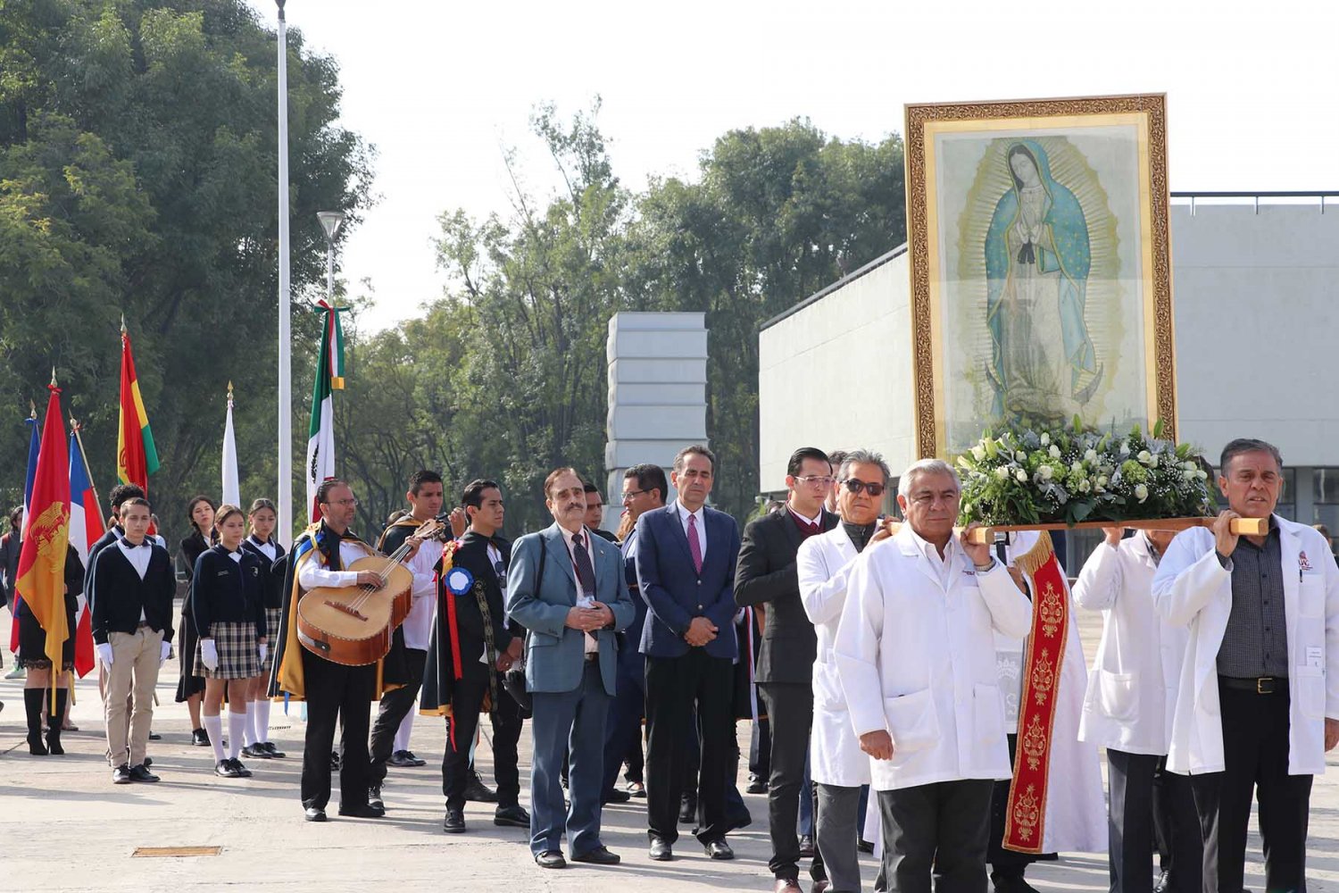 uag se consagra a la virgen de guadalupe