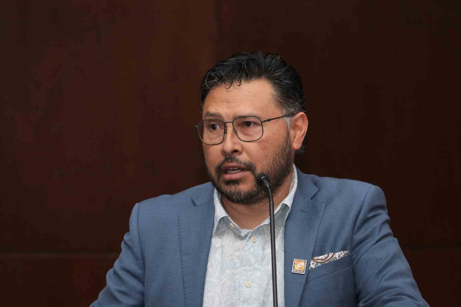 arq hugo melgar director del cti durante su ponencia