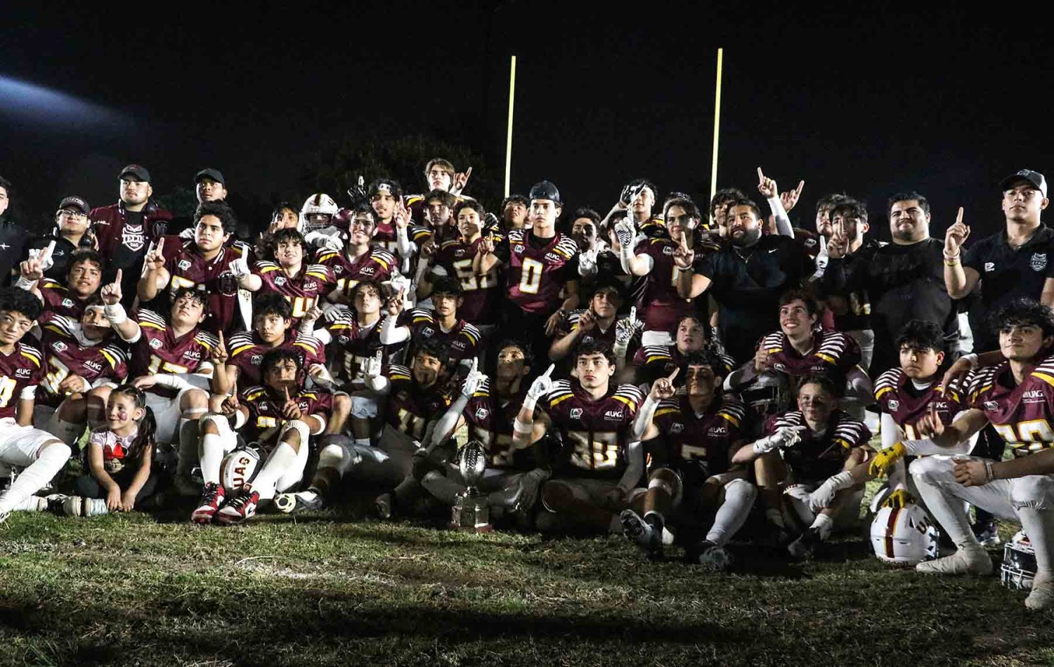 tecos domino en la liga juvenil de principio a fin