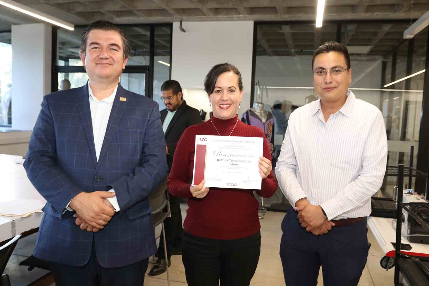 la capacitacion se realizo en el learning aterlier de la uag