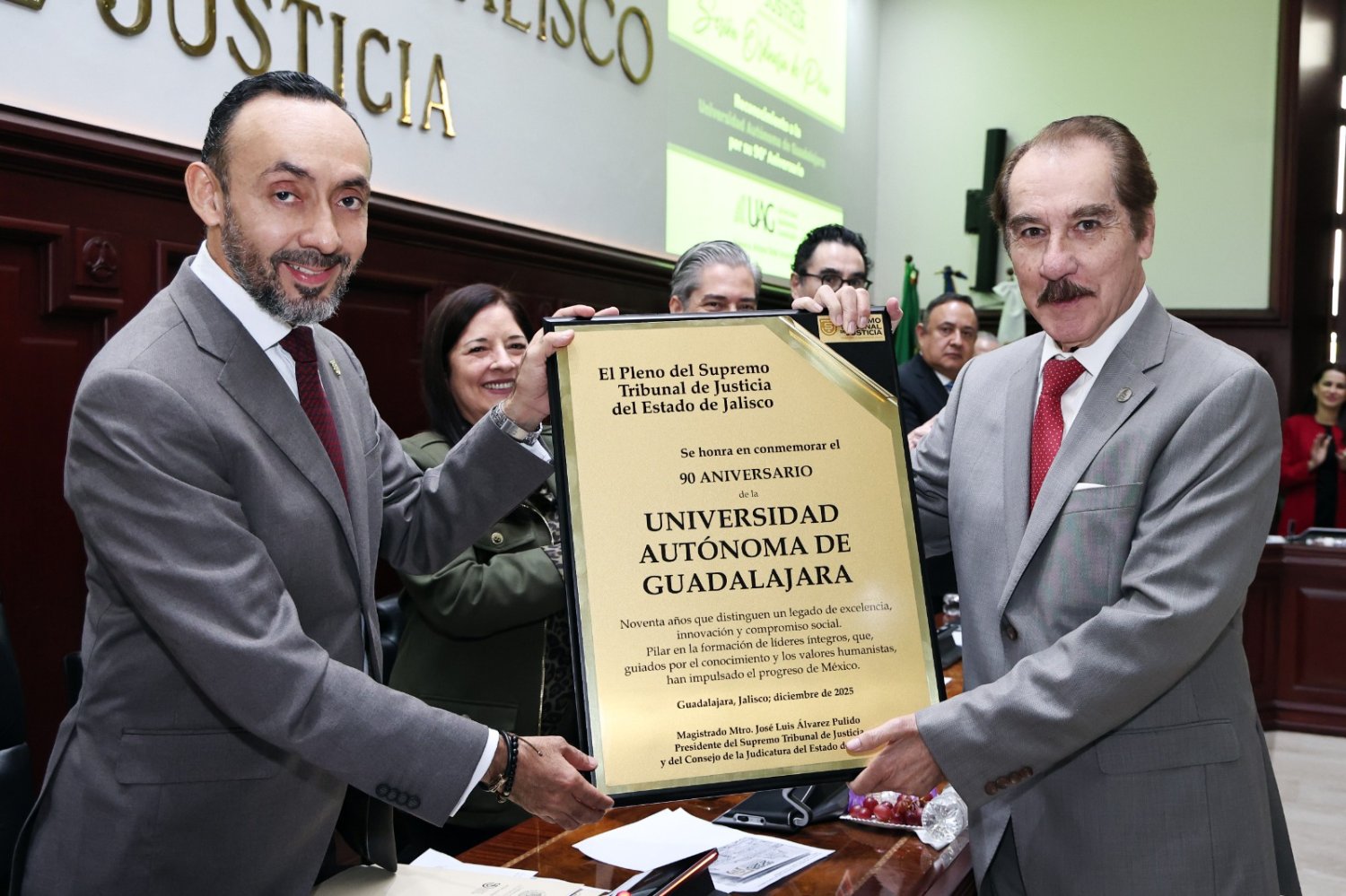 poder judicial reconoce a la uag