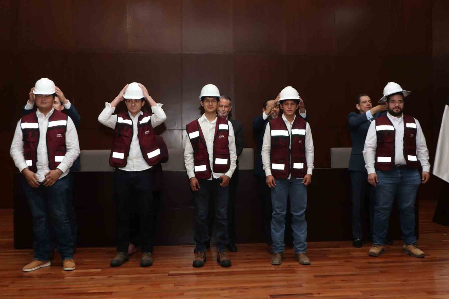 la ceremonia se realizo en el auditorio dr luis garibay gutierrez