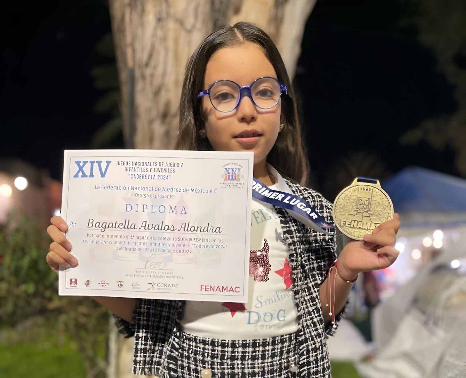 Alondra Bagatella, nueva campeona nacional de ajedrez