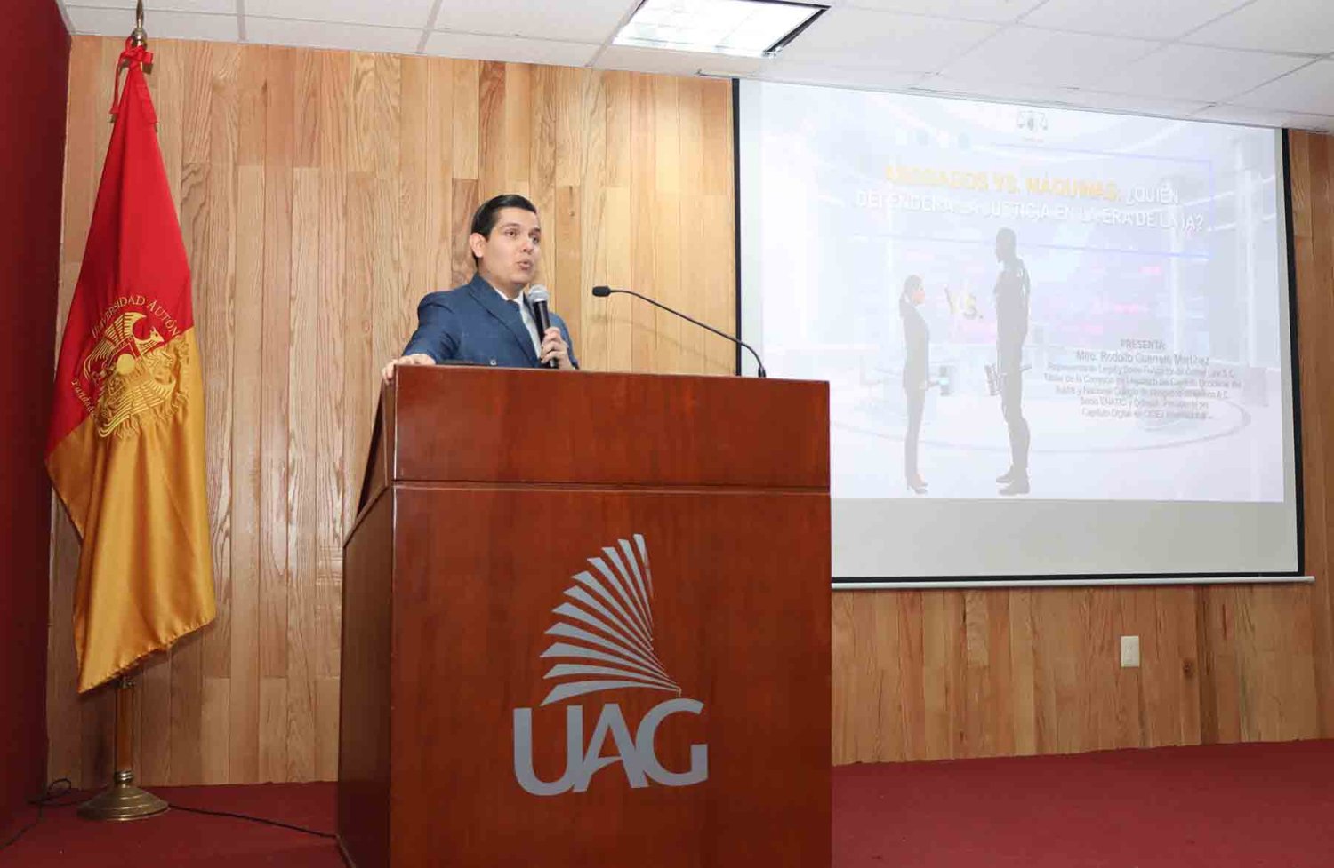 el mtro rodolfo guerrero martinez hablo de la ia en el derecho