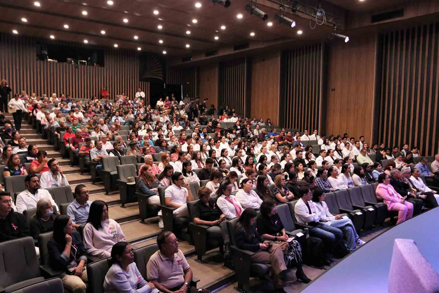 el panel se realizo en el auditorio lic antonio leano reyes