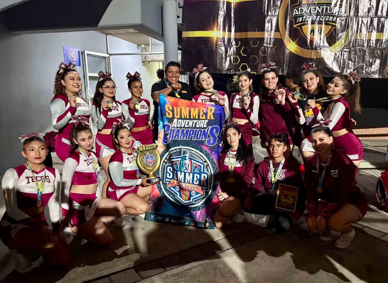 El grupo Cheer UAG también destacó en el National Adventure con un primer lugar