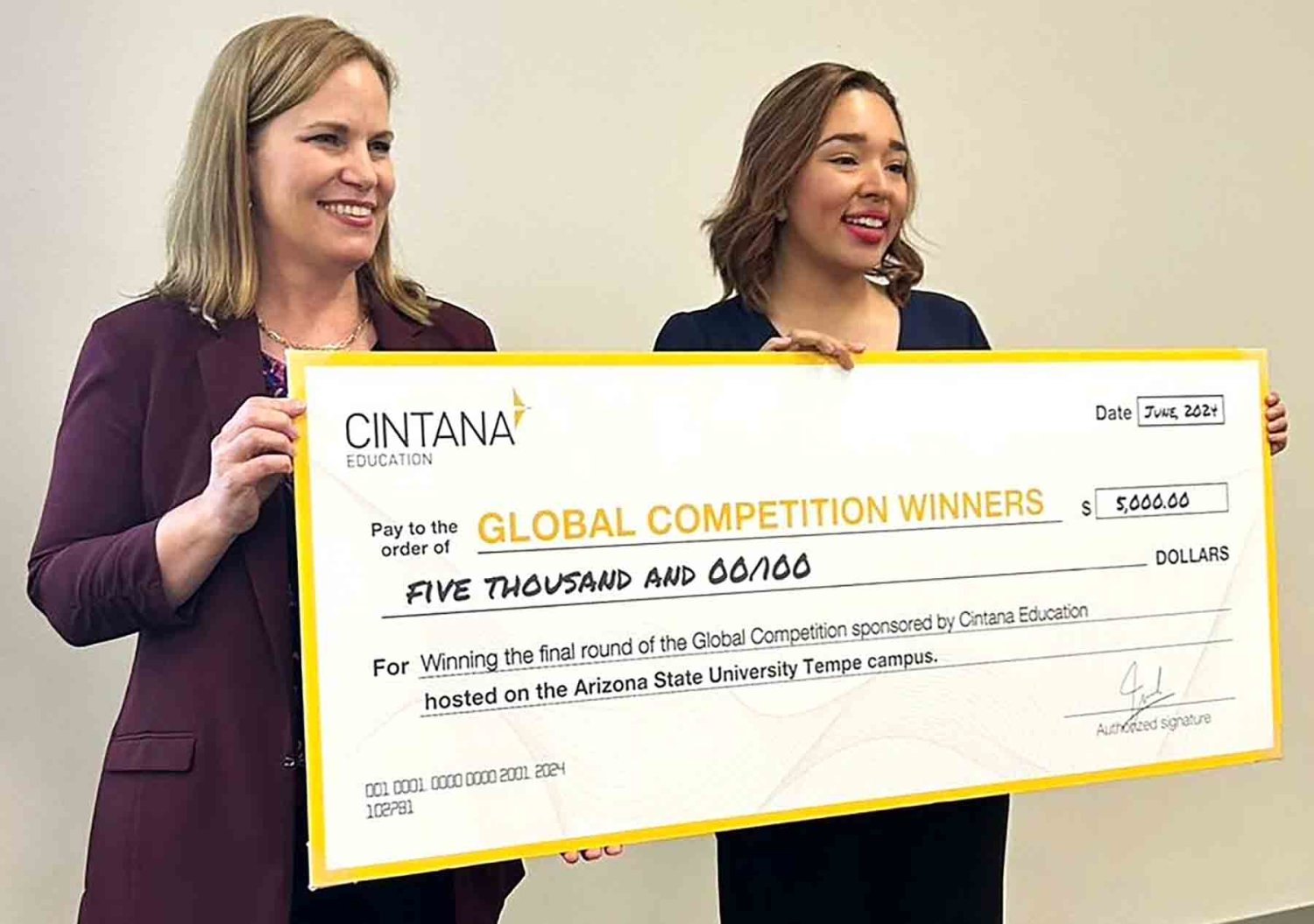 alumnos listos para el summer experience de asu